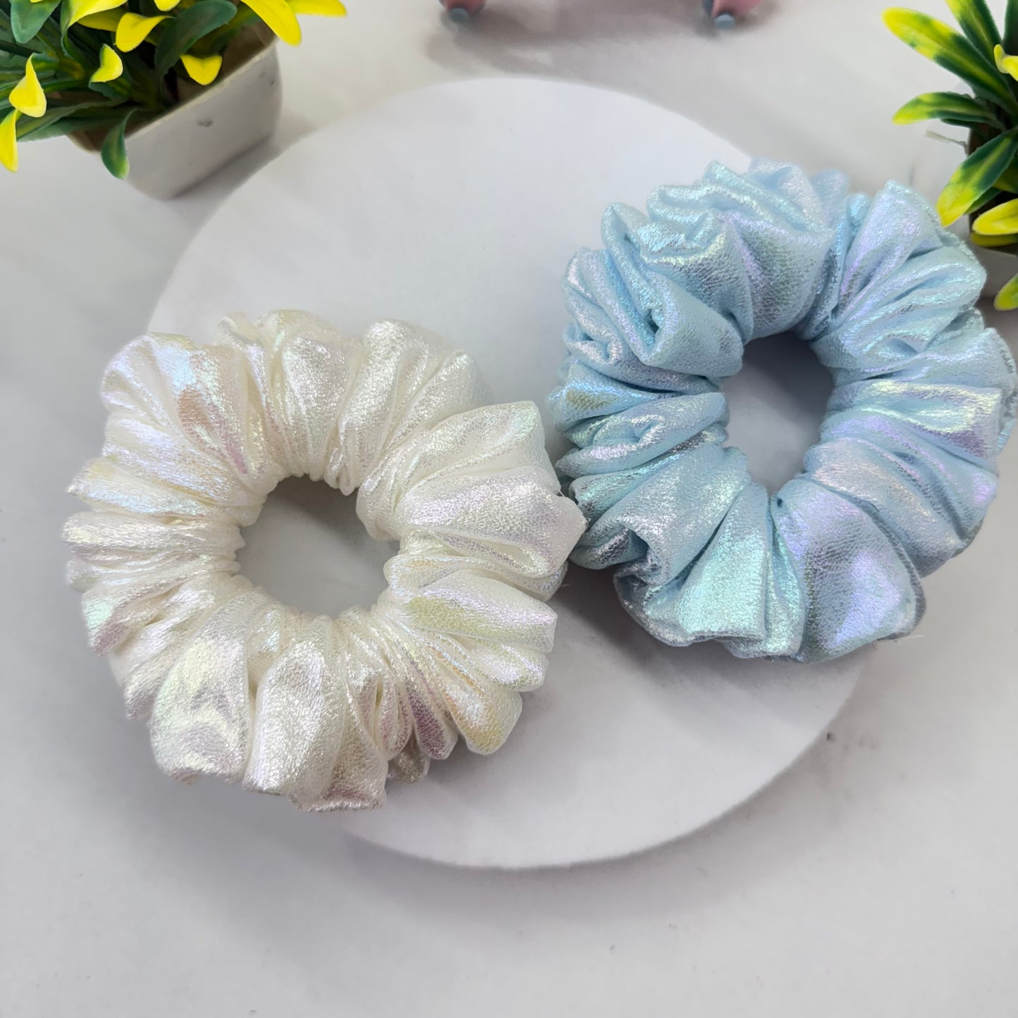 Set of 2 - Holographic Scrunchies