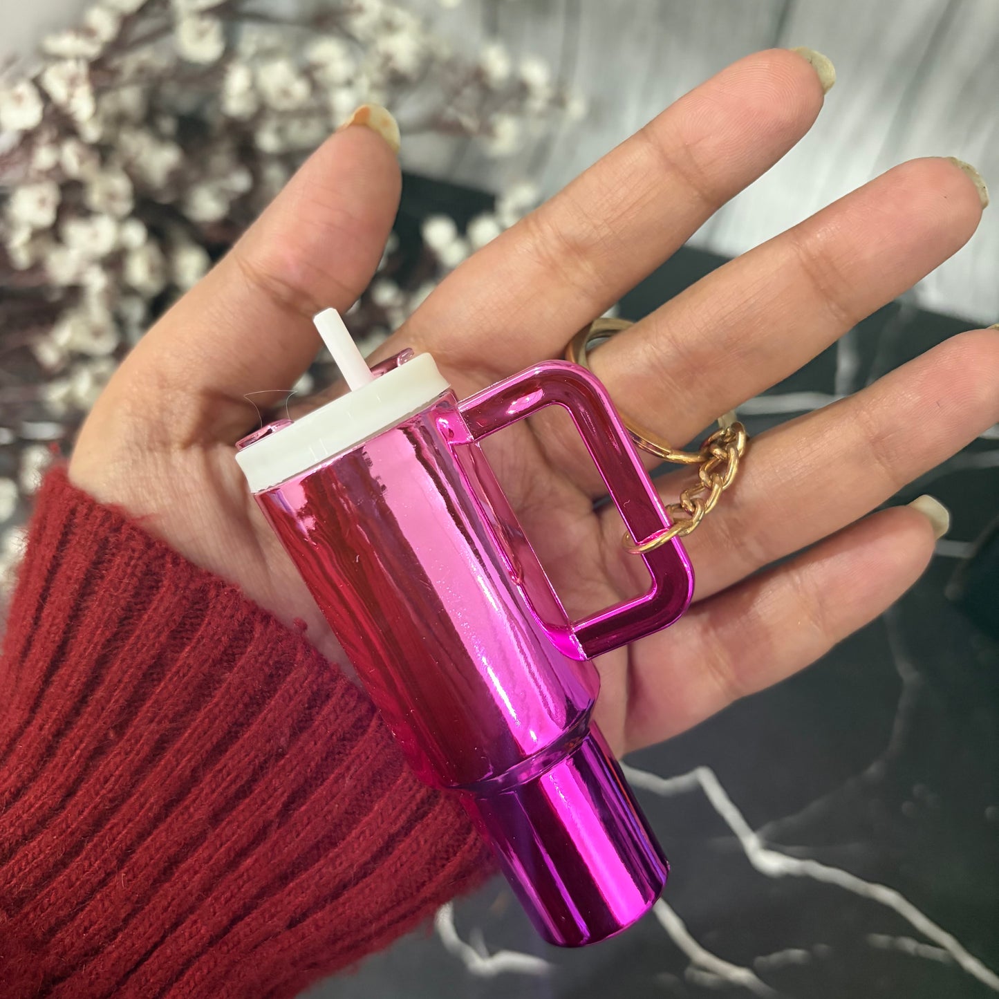 Holographic Stanley keychain