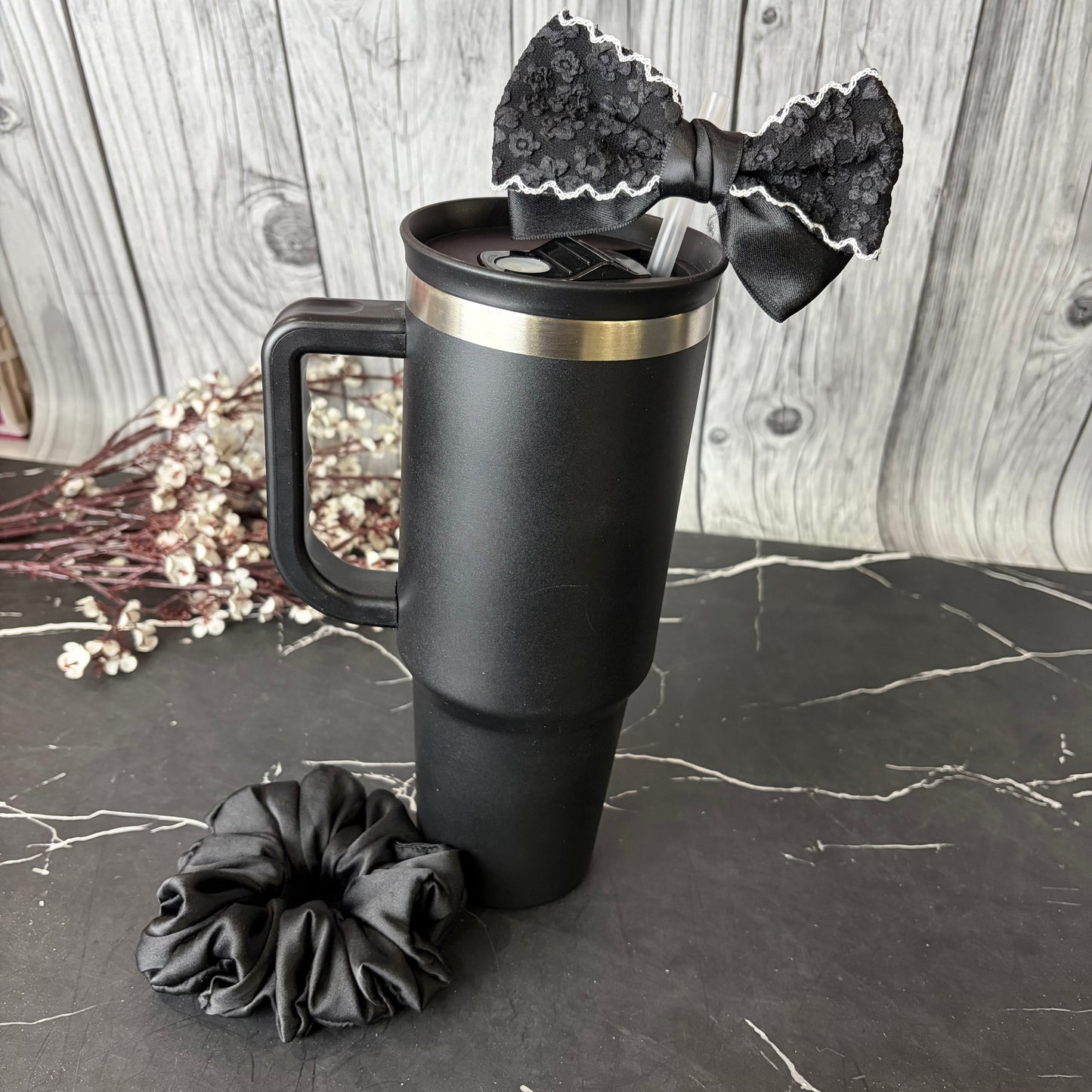 Black Stanley with accessories