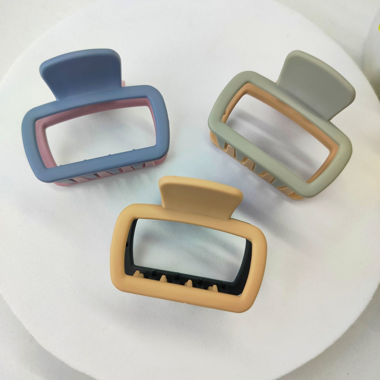 Bundle of 3 - Dual Tone Medium Hairclaw