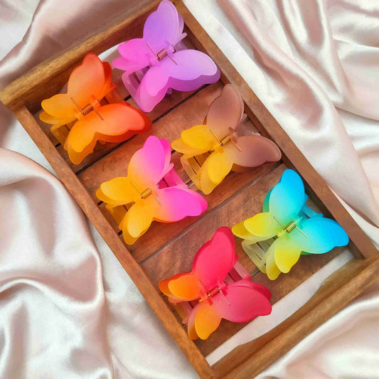 🦋 Unbreakable Butterfly Hair Claw Clip – Durable & Stylish (6-7cm) 🦋