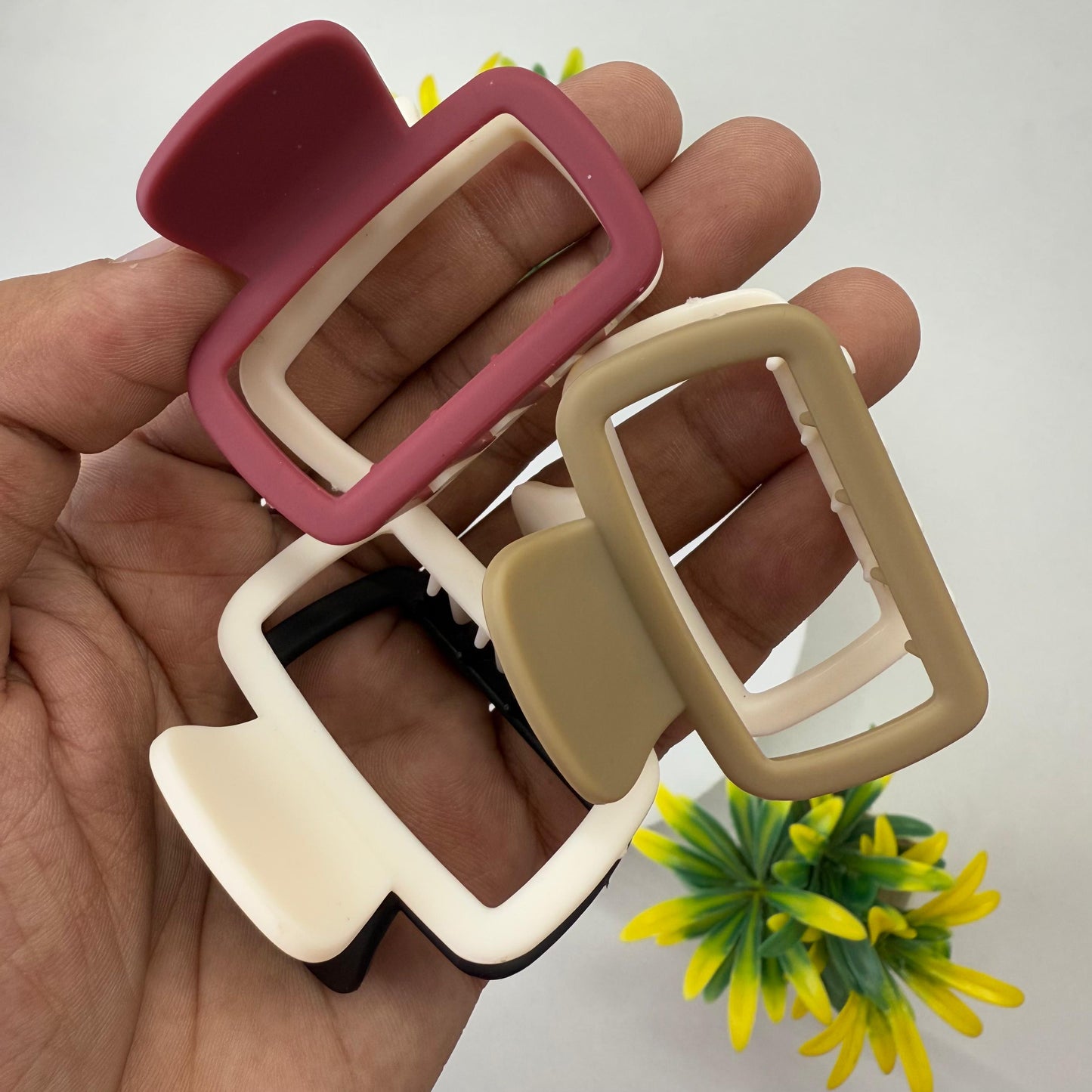 Bundle of 3 - Dual Tone Medium Hairclaw