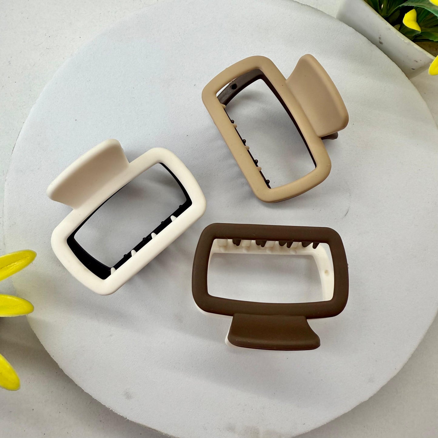 Bundle of 3 - Dual Tone Medium Hairclaw