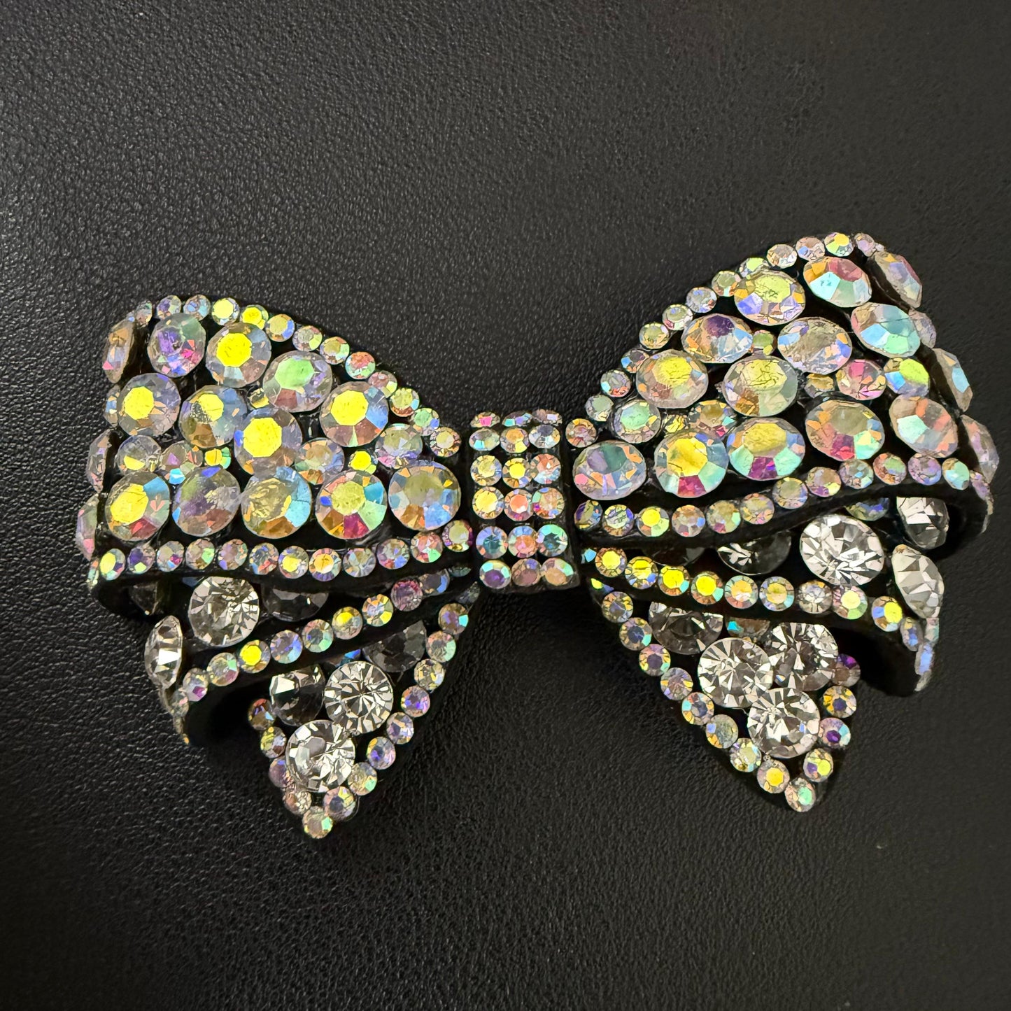 RhineStone Bow - Black