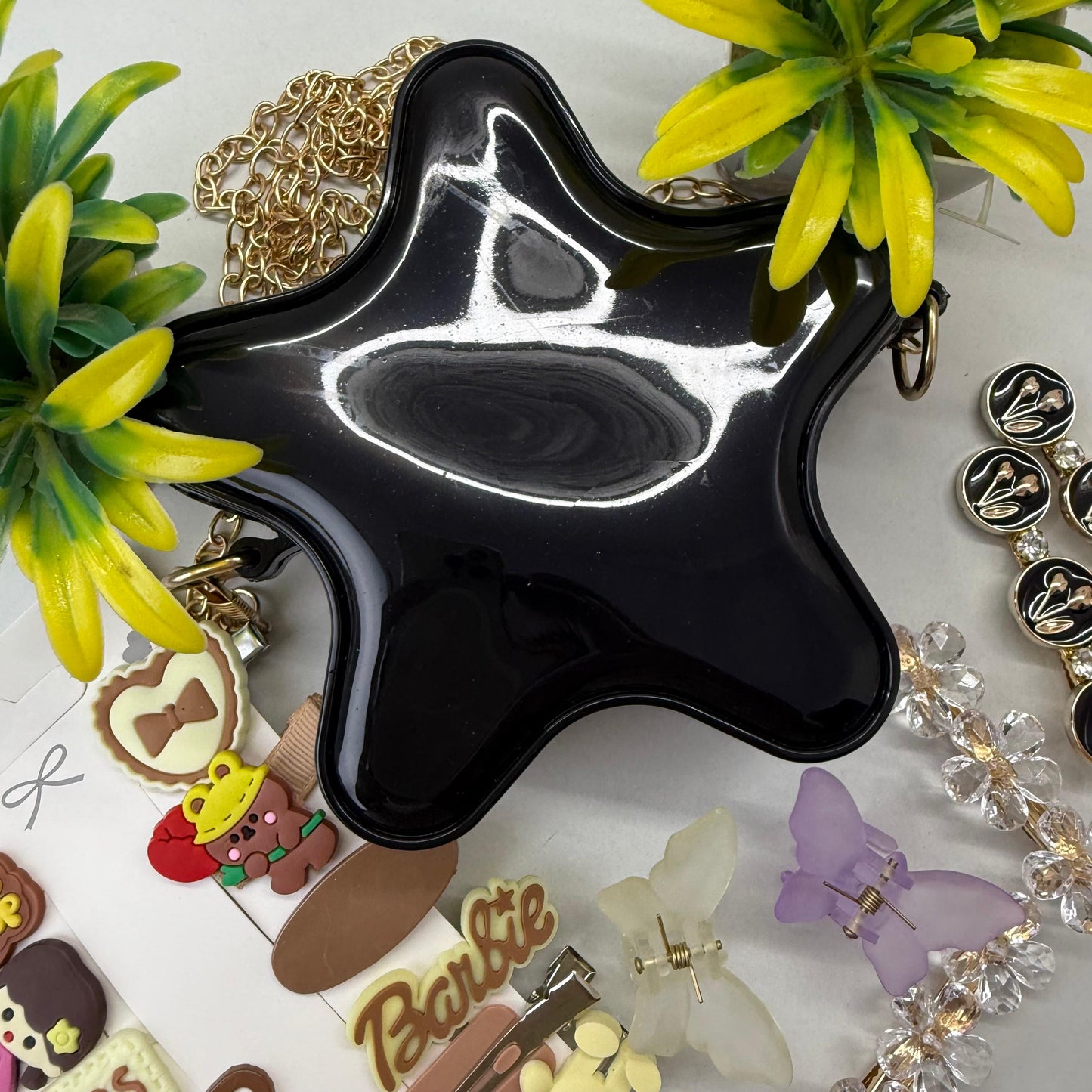 Cute Hamper with Bag - Black