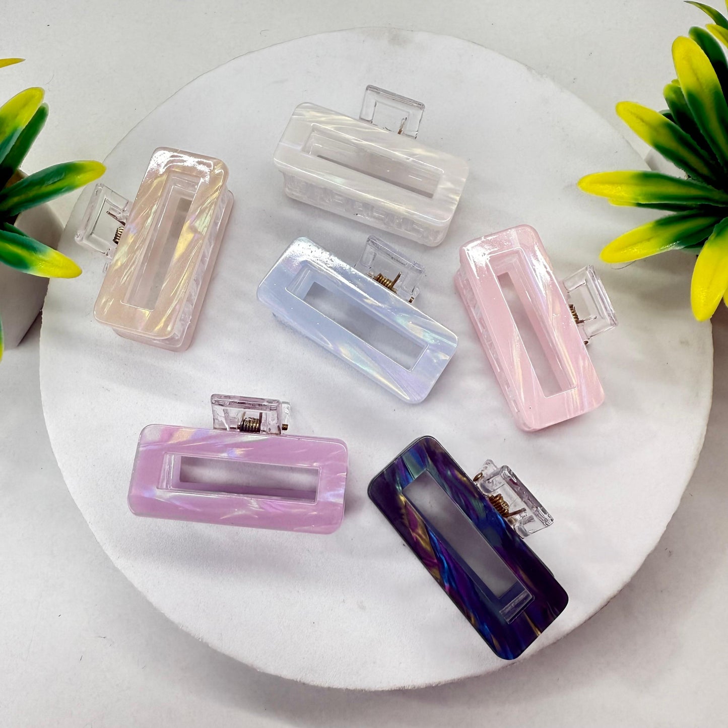 Resin Rectangle - Set of 2