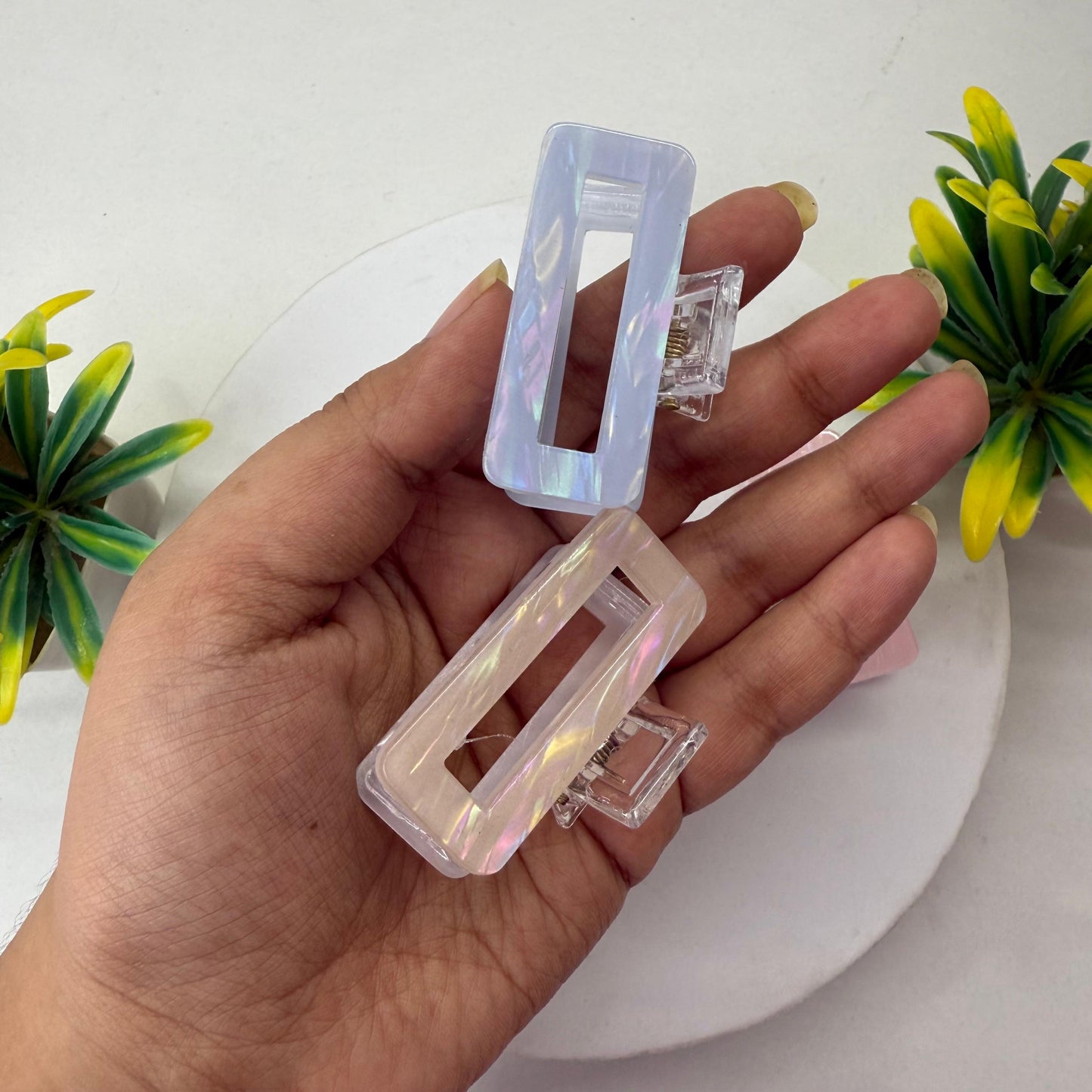 Resin Rectangle - Set of 2