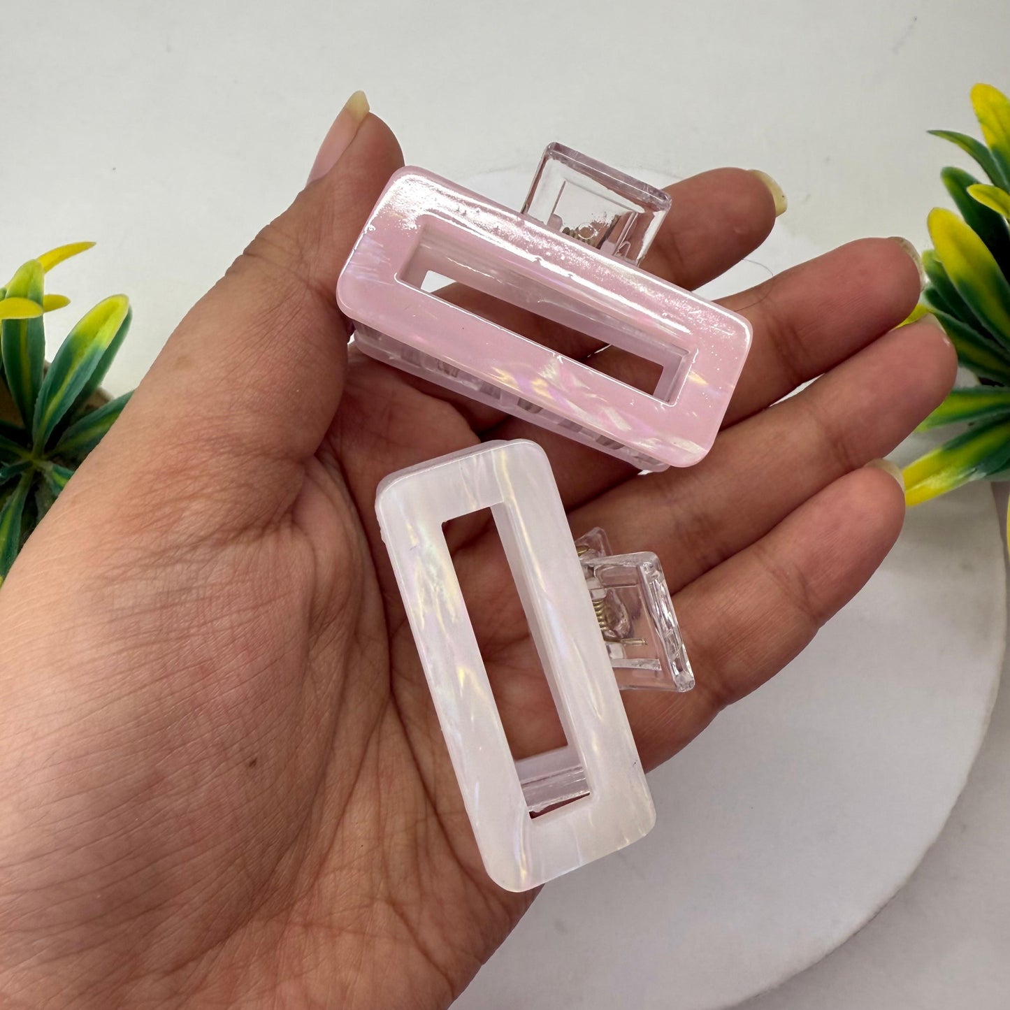Resin Rectangle - Set of 2