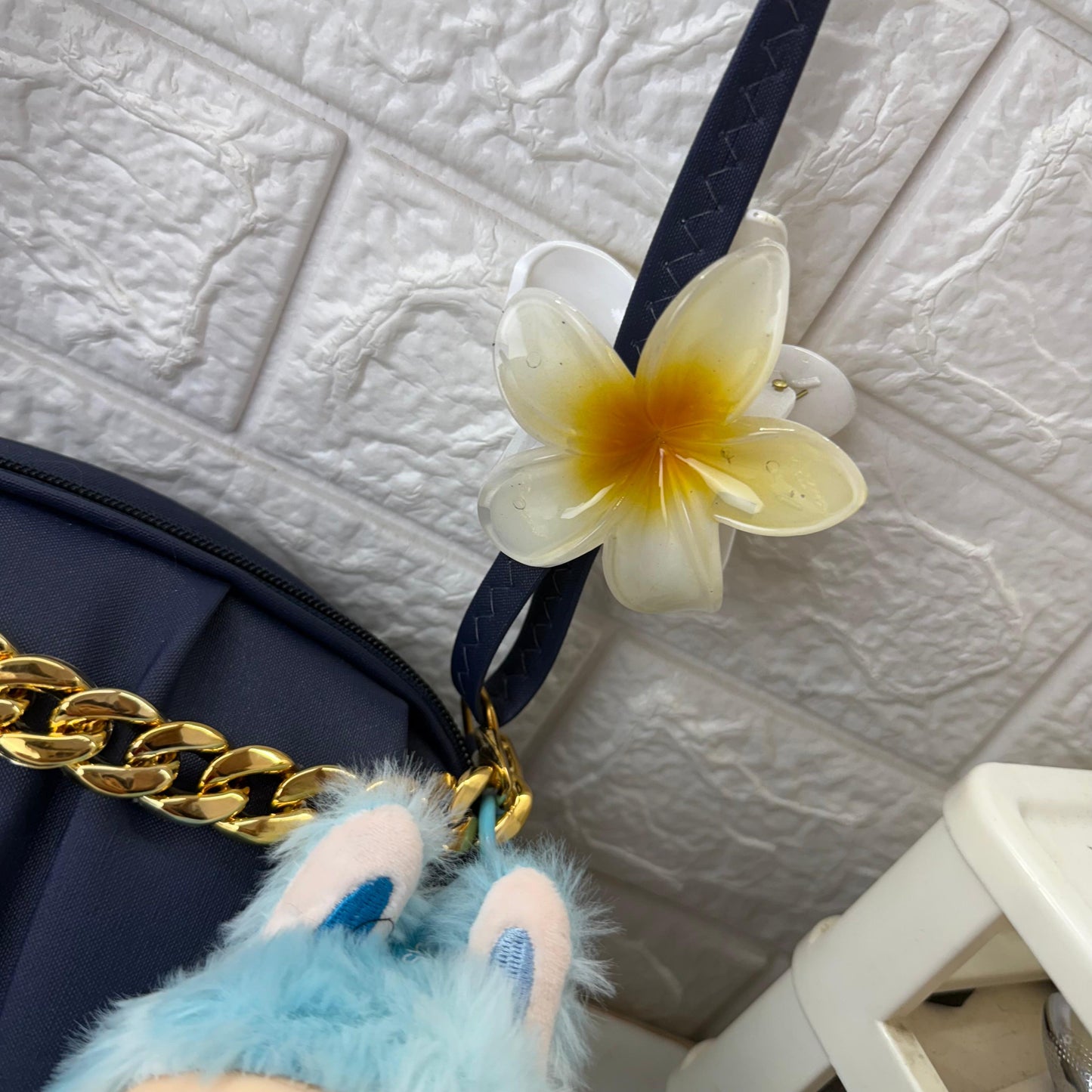 Blue Labubu with Bag