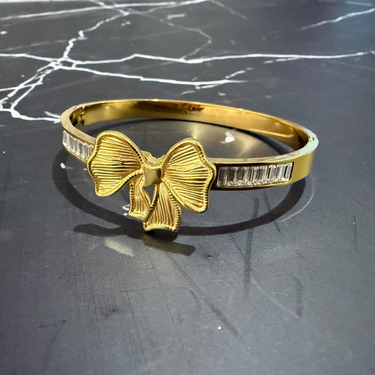 Anti-Tarnish Bow Bracelet