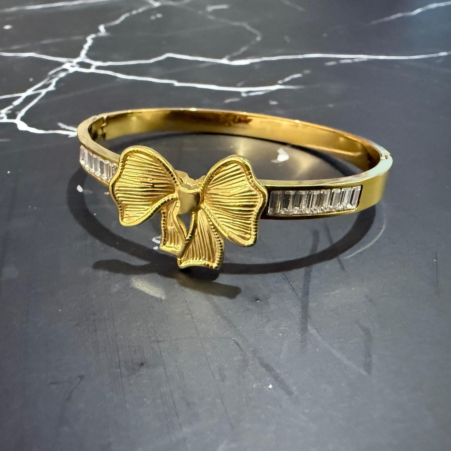 Anti-Tarnish Bow Bracelet