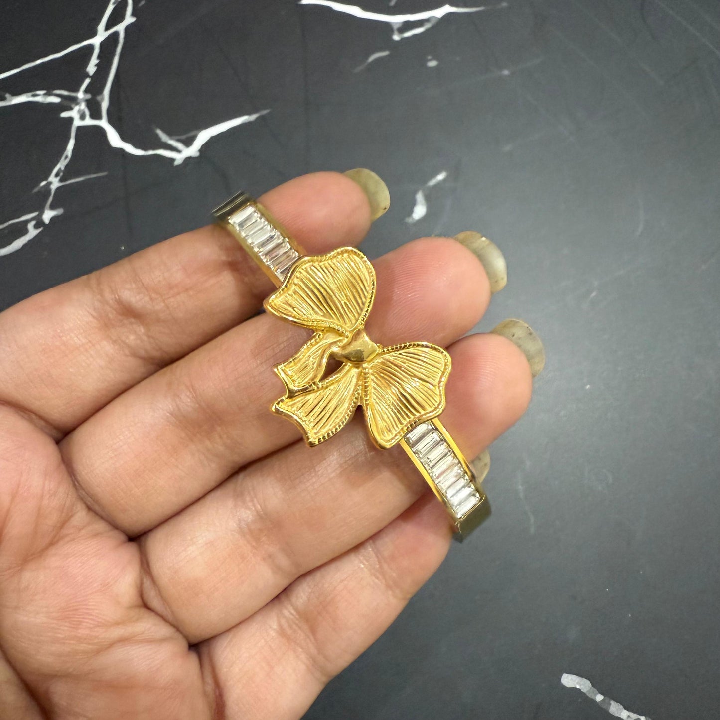 Anti-Tarnish Bow Bracelet