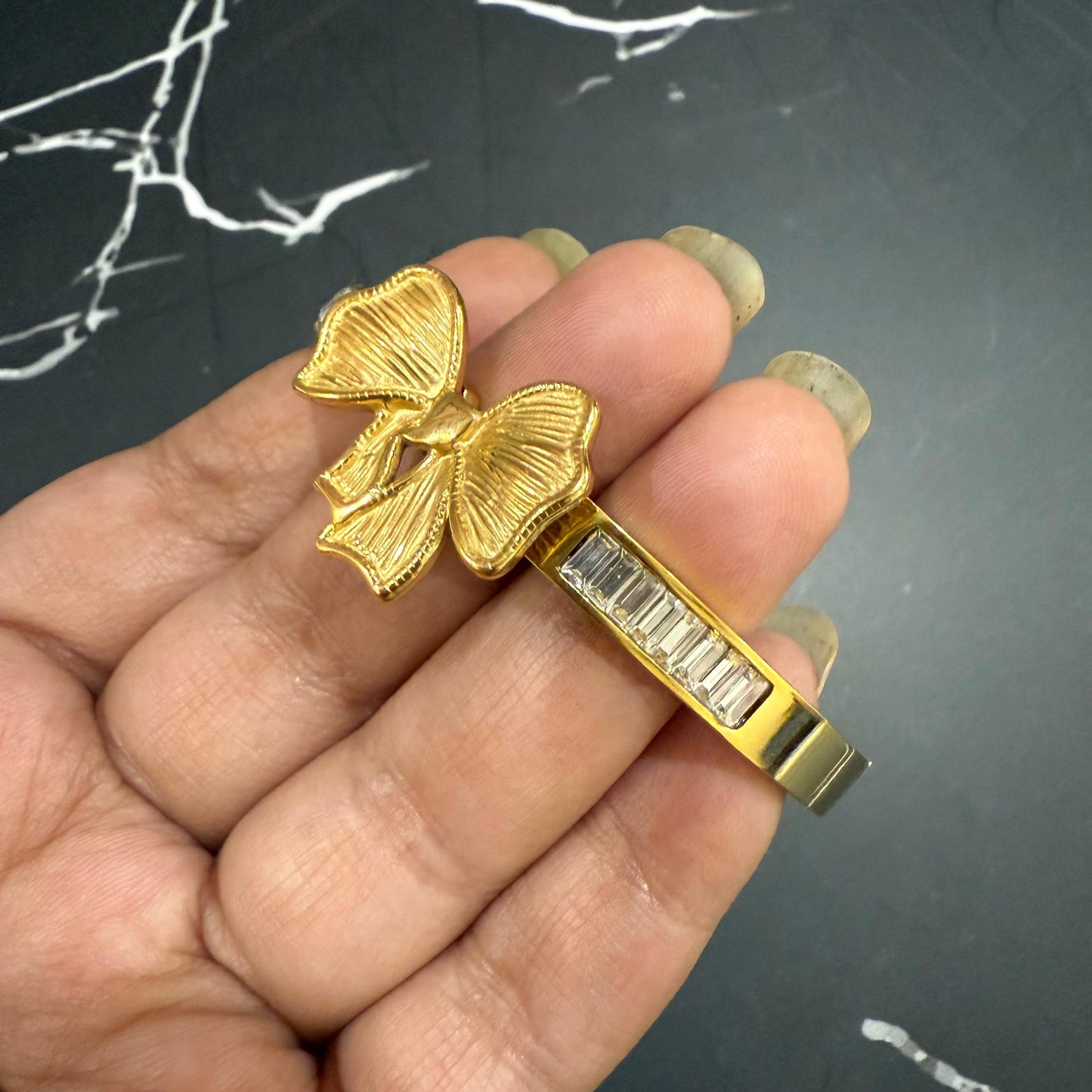 Anti-Tarnish Bow Bracelet