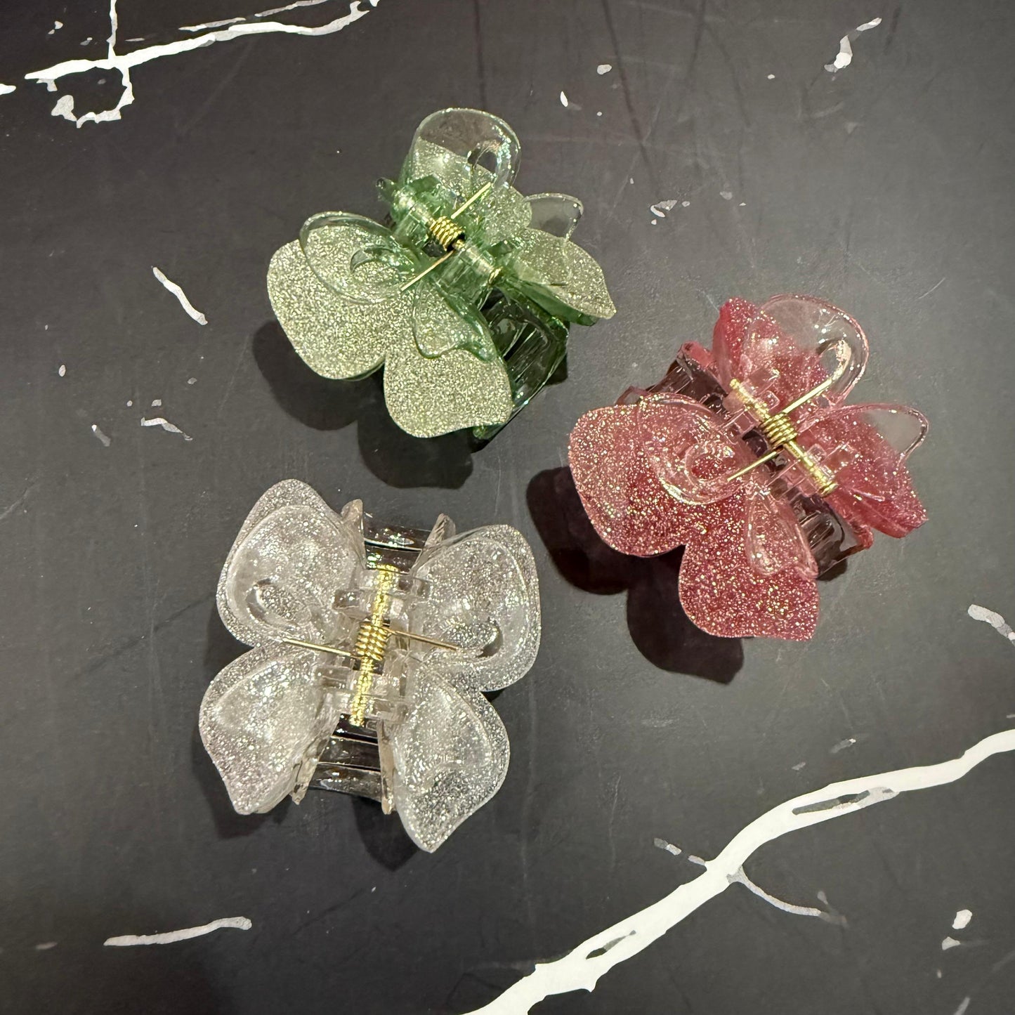 Glitter Butterfly - Set of 3