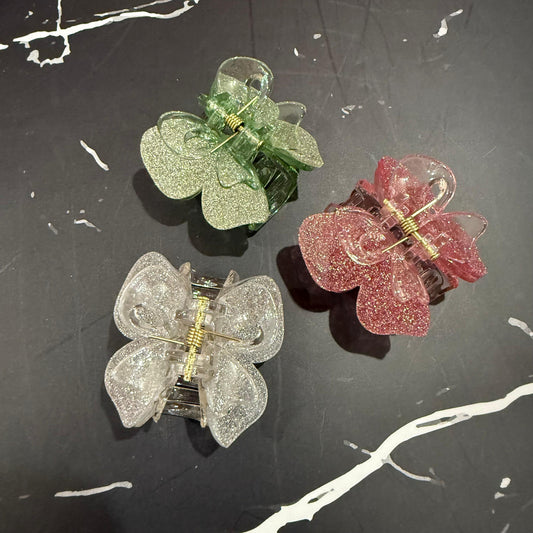 Glitter Butterfly - Set of 3