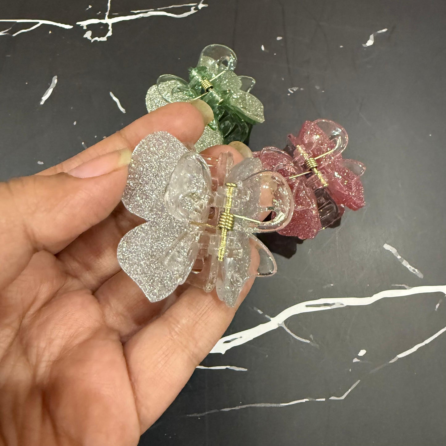 Glitter Butterfly - Set of 3