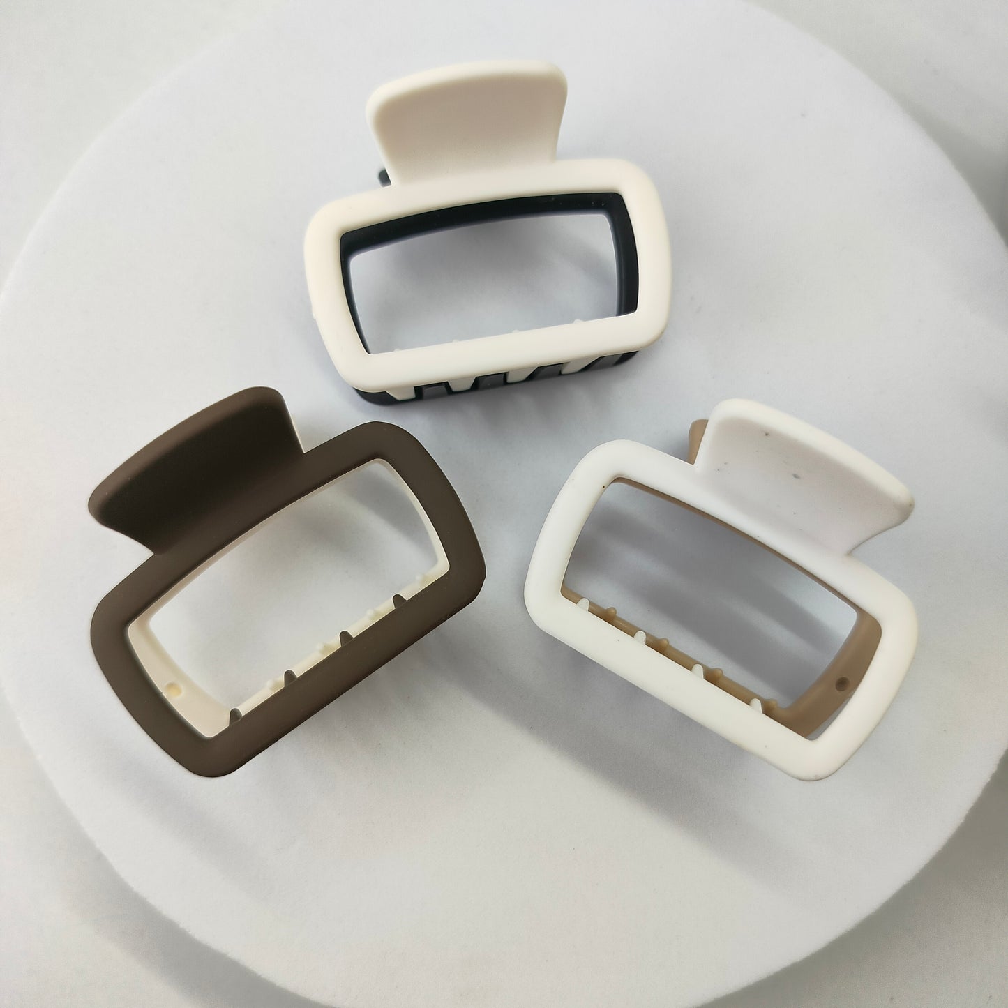 Bundle of 3 - Dual Tone Medium Hairclaw