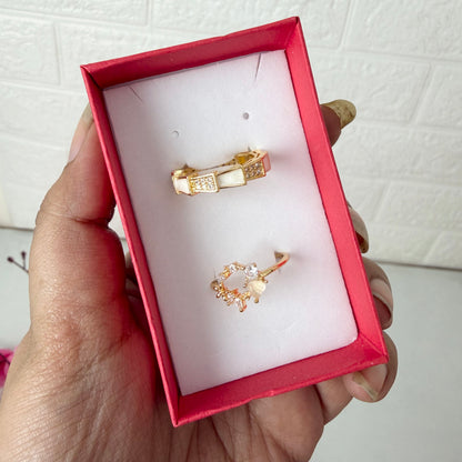 Cute Ring with Box (Adjustable)
