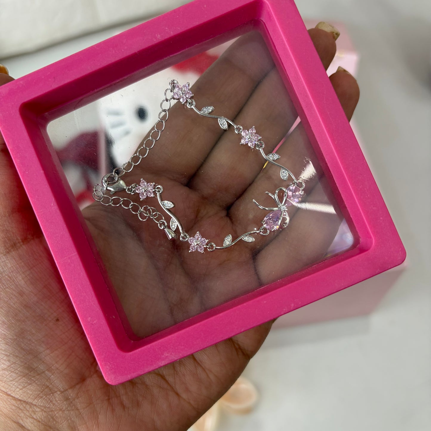 Premium Pink Hamper ( with box )