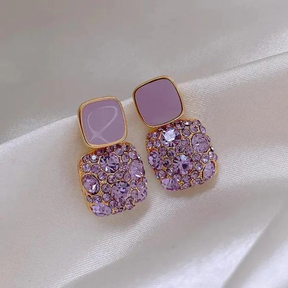 Purple Cute Earring