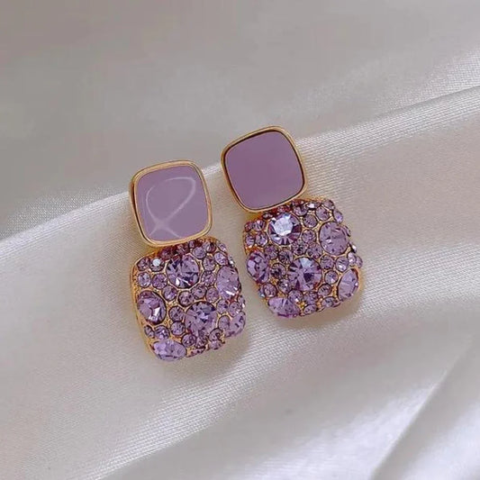 Purple Cute Earring