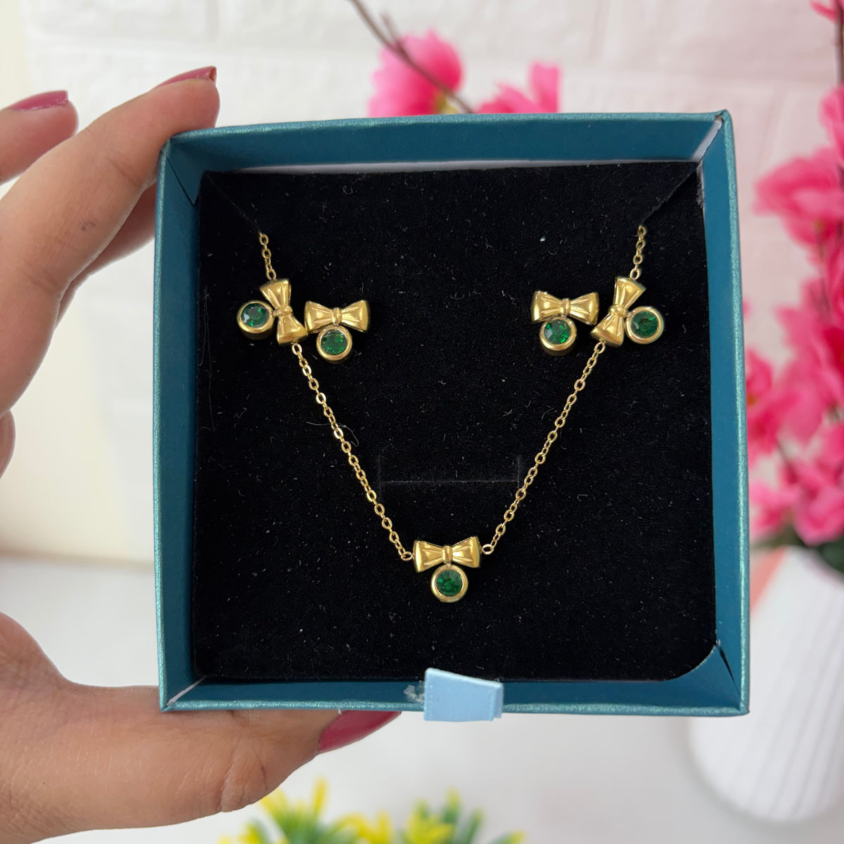 Minimal Jewellery Set ( Cute Bow )
