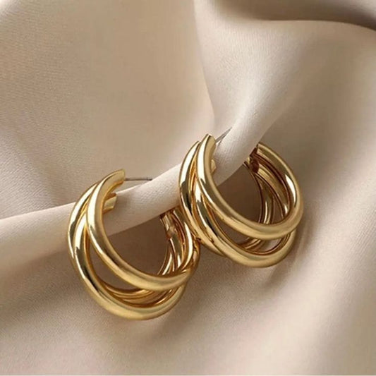 Triple Hoop Earring