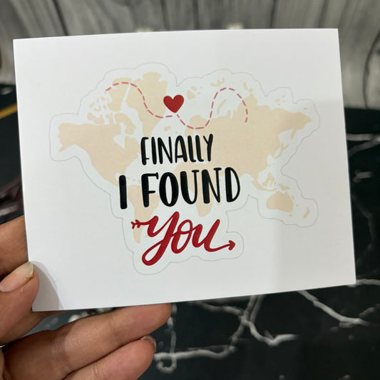 I found you Card