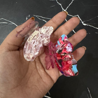 Resin Butterfly Hairclaw