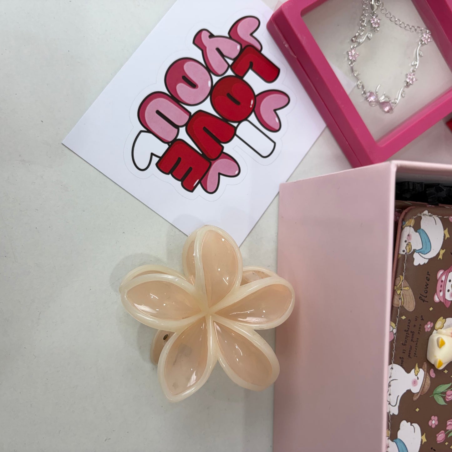 Premium Pink Hamper ( with box )