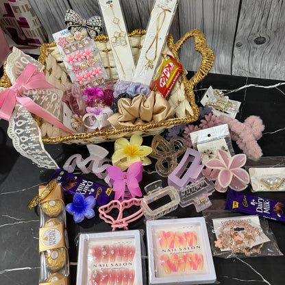 Premium Cute Hamper ( with basket )