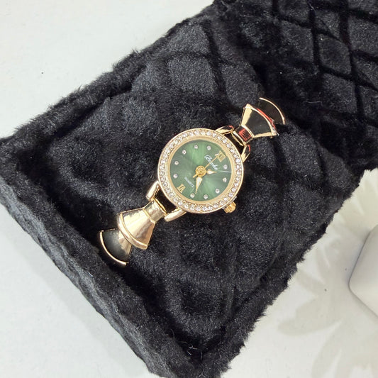 Vintage Olive Dial Watch