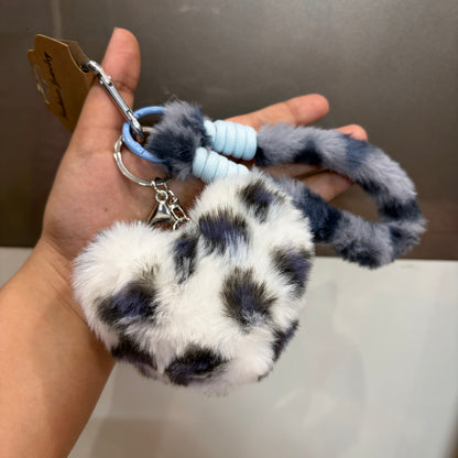 Puff Heart Bag Charm