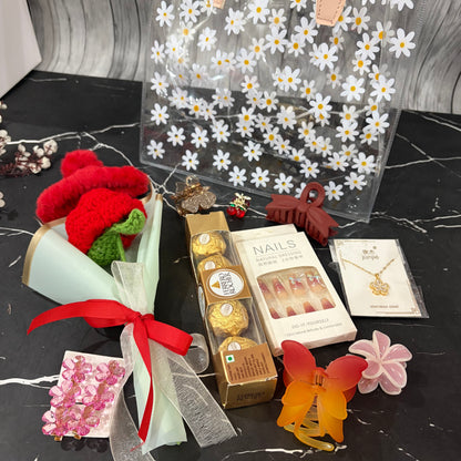 Rose Hamper ( with HandBag )