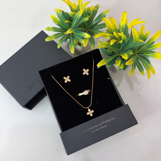 Jewellery Set with Ring ( Adjustable )