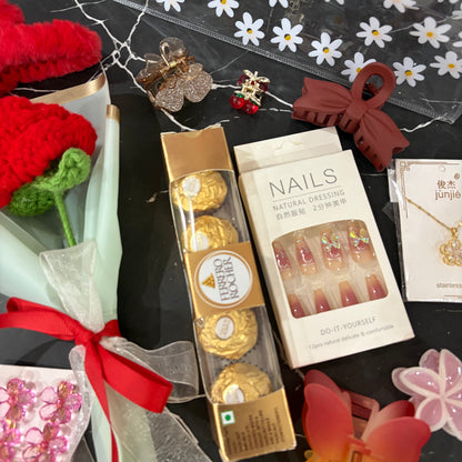 Rose Hamper ( with HandBag )