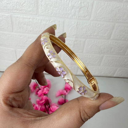 Enamel Bangle Floral