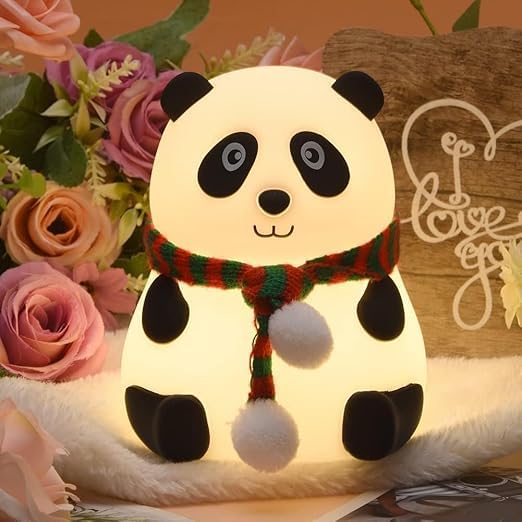Panda Touch Silicone Lamp, 7 Colour Changing Light