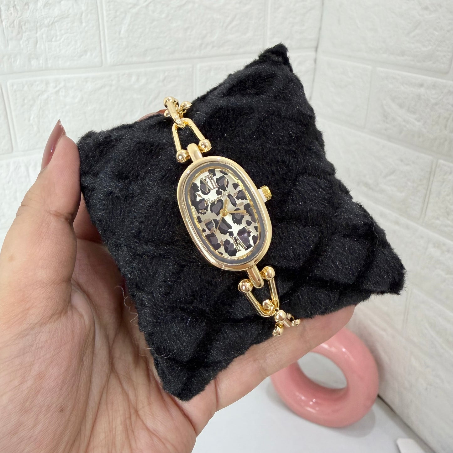 Print Oval Watch