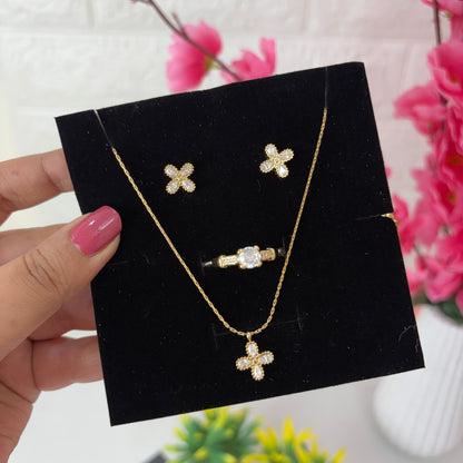 Jewellery Set with Ring ( Adjustable )