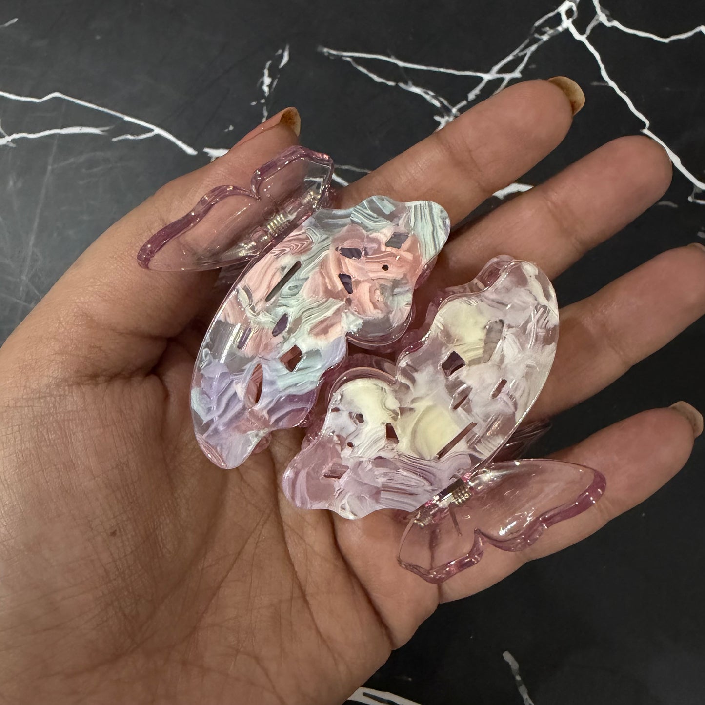 Resin Butterfly Hairclaw