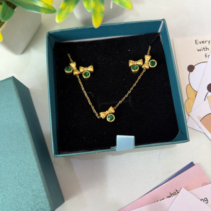 Minimal Jewellery Set ( Cute Bow )