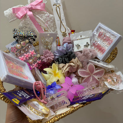 Premium Cute Hamper ( with basket )