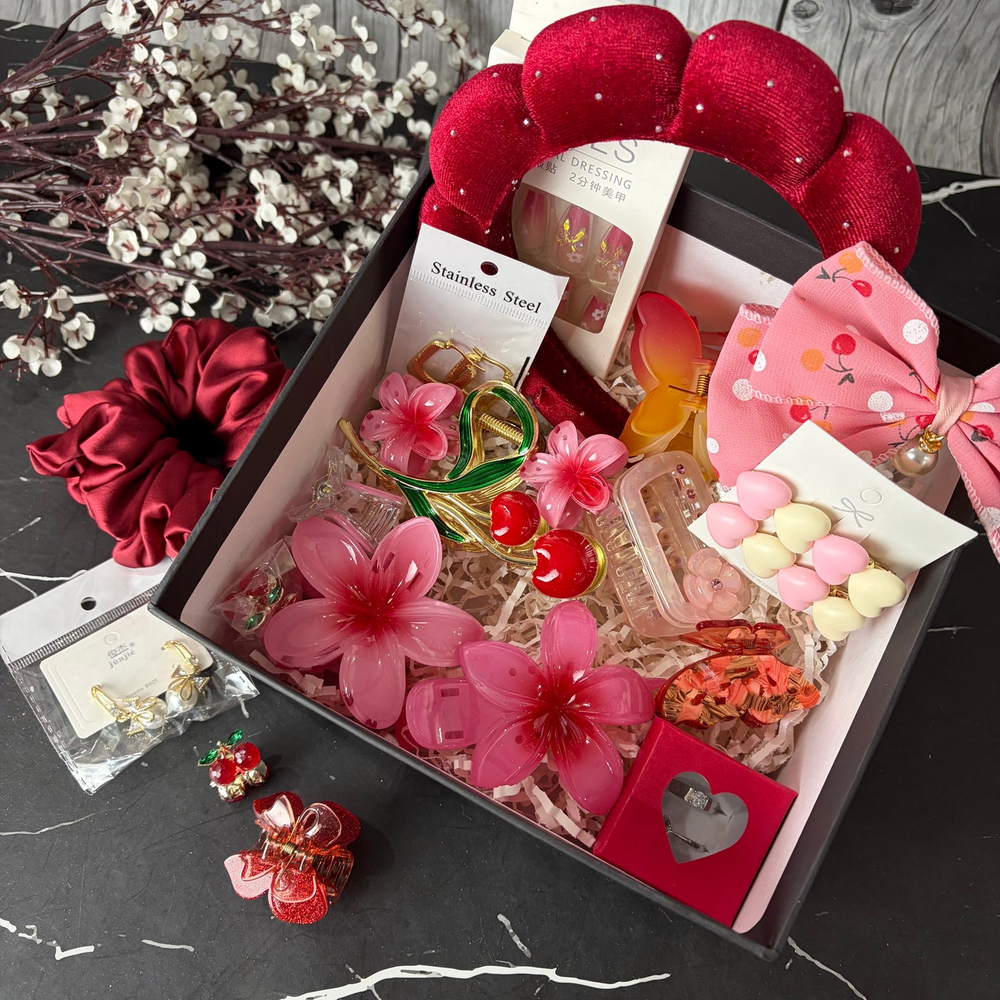 Love is in Air Hamper ( with box )