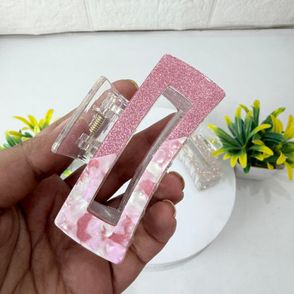 Glossy Rectangle Hairclaw - Xl
