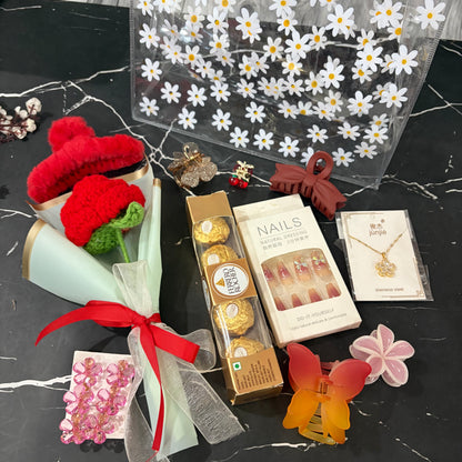 Rose Hamper ( with HandBag )