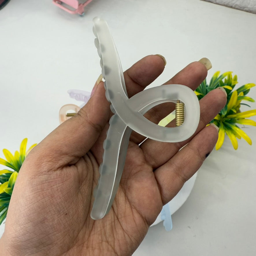 Premium - Glass Infinity Hair Claw