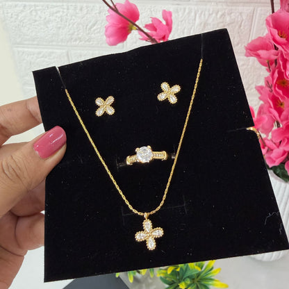 Jewellery Set with Ring ( Adjustable )