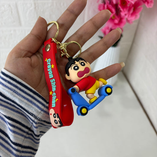 Shinchan keychain - Scooter