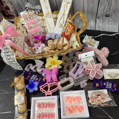 Premium Cute Hamper ( with basket )